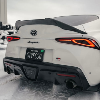 A90/91 Carbon Fiber V Style Spoiler