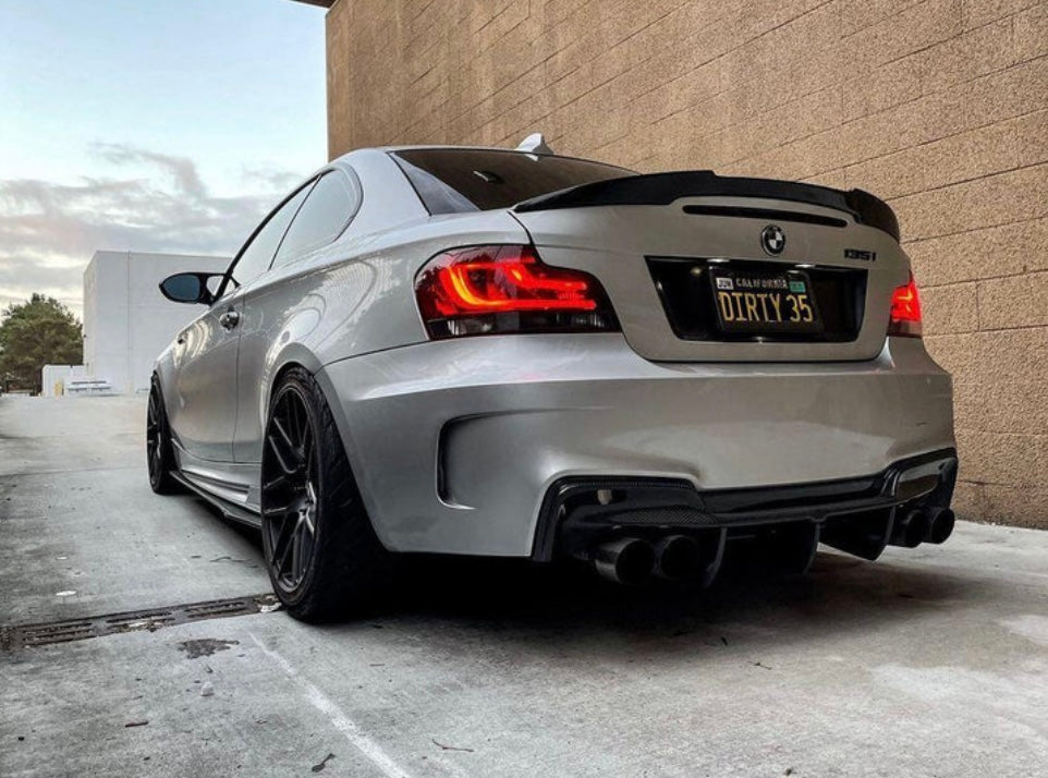 E82 M4 Style Carbon Fiber Spoiler