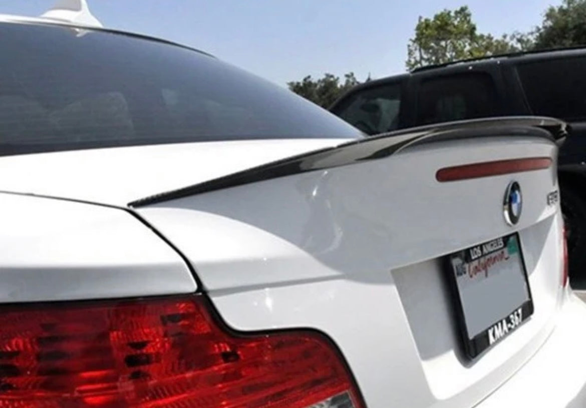 E82 P Style Carbon Fiber Spoiler