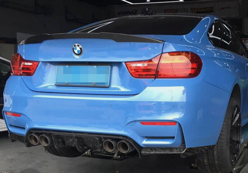 F8X Forged Carbon Fiber 3PC V Style Diffuser