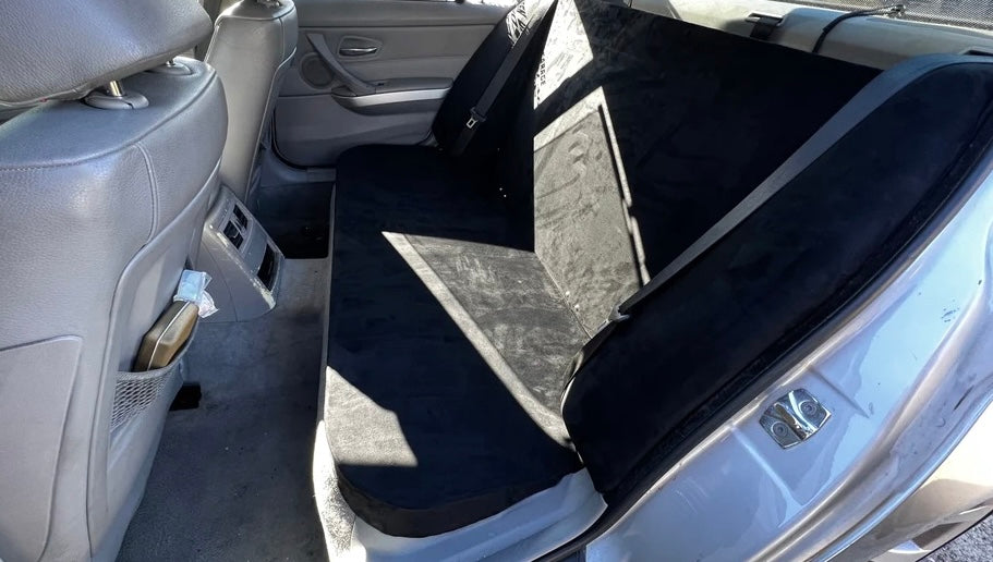 BMW Rear Seat Suede