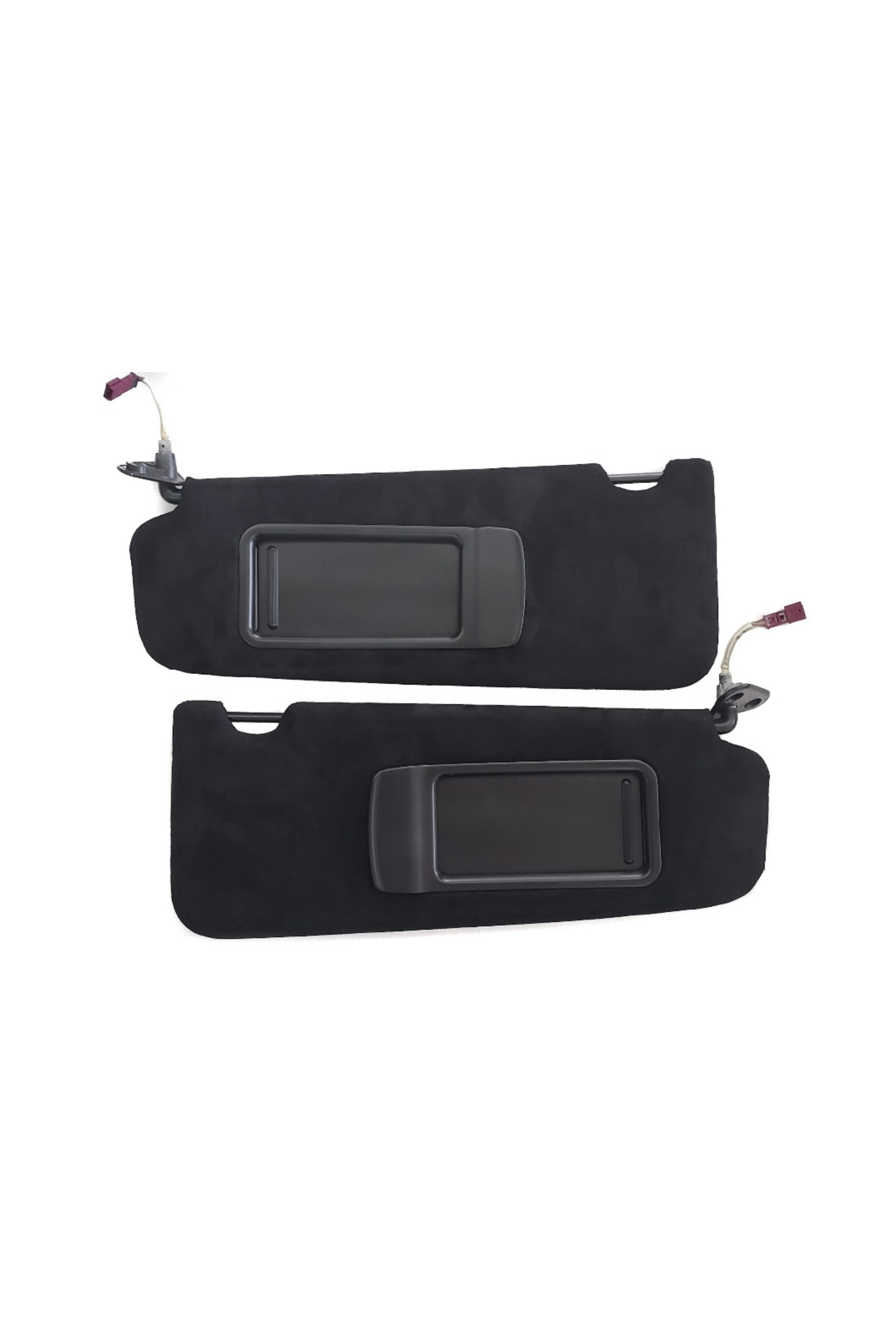 06-13 BMW E9X Sun Visor Pair Suede