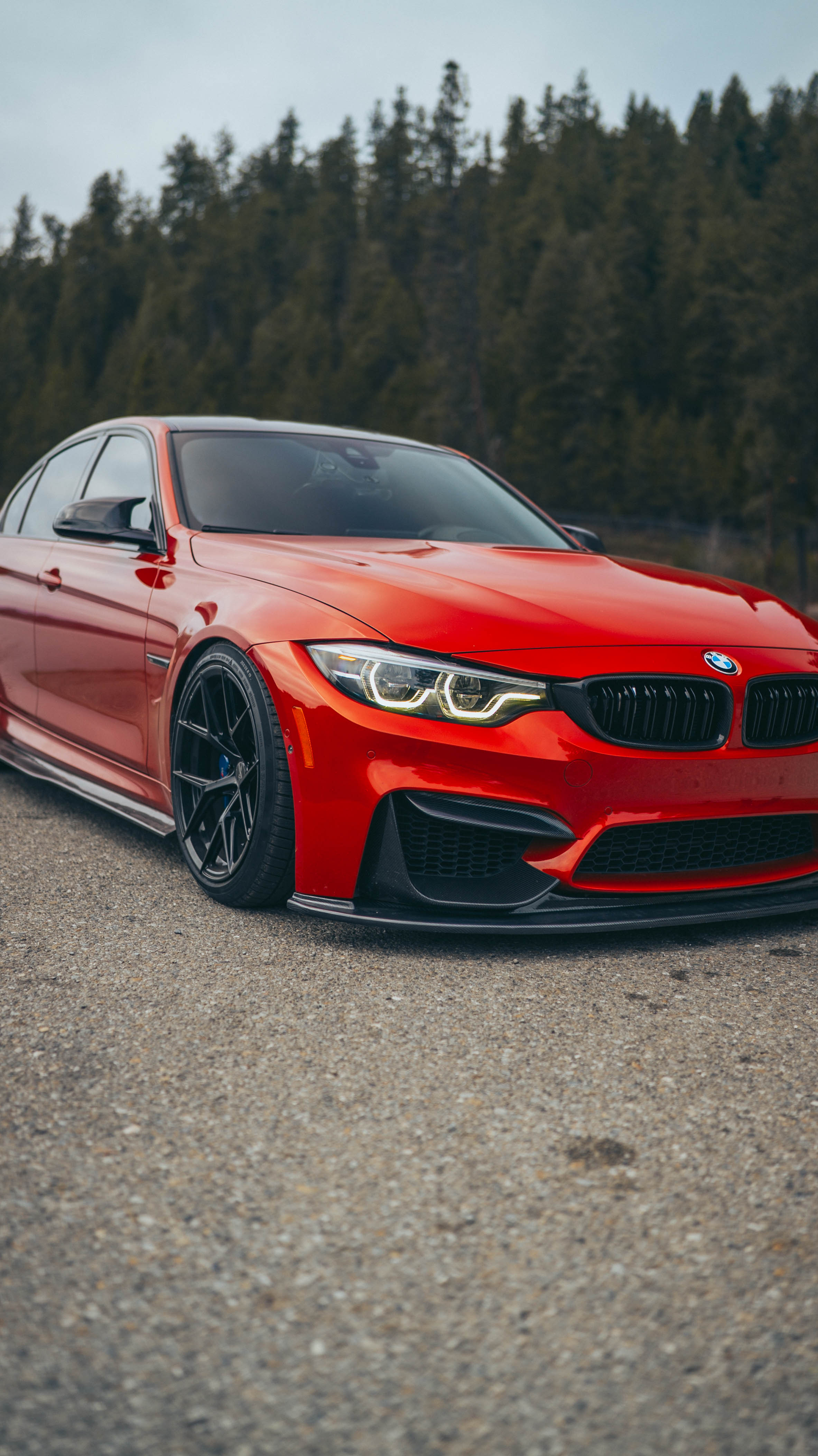 Carbon Fiber V2 Upper Splitter Covers for BMW F80 M3 and F82/F83