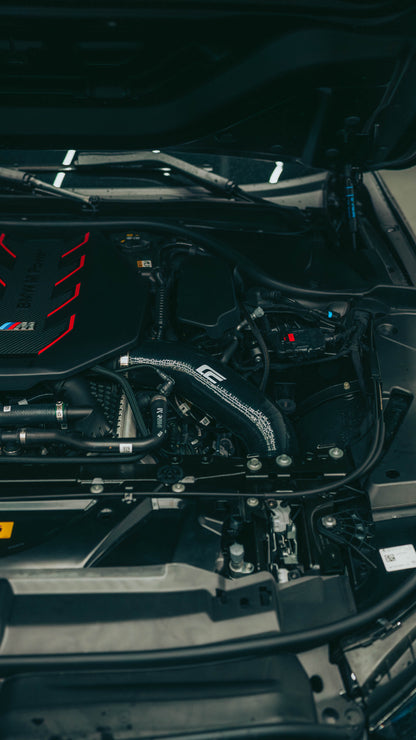G90 M5/G99 M5 Silicone Front Mount Intakes S68 - CENCALMOTORSPORT