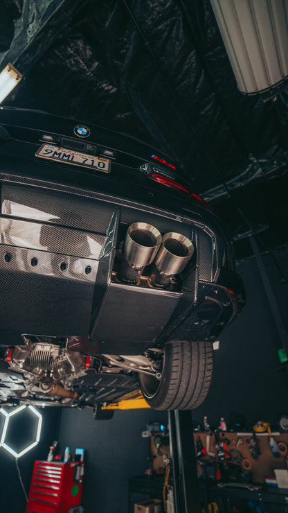 BMW G8X M3/M4 Carbon Fiber PSM Diffuser Undertray Kit 9 Pieces - G80 M3/ G82 G83 M4