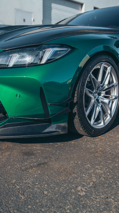 G8X M3/M4 Carbon Fiber V1 Front Canards - G80 M3/G82 & G83 M4