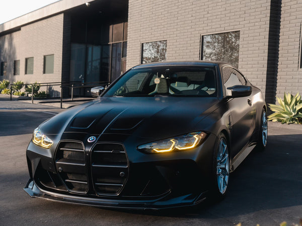 V Style V1 Carbon Fiber Front Lip 3pc - G8X M3/M4