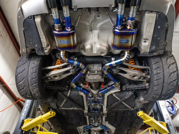 BMW E9X M3 S65 Cen-Cal Valved Titanium Catback Exhaust - E90/E92/E93