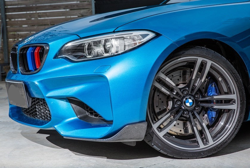 BMW F87 M2 MP-Style Carbon Fiber Front Splitters