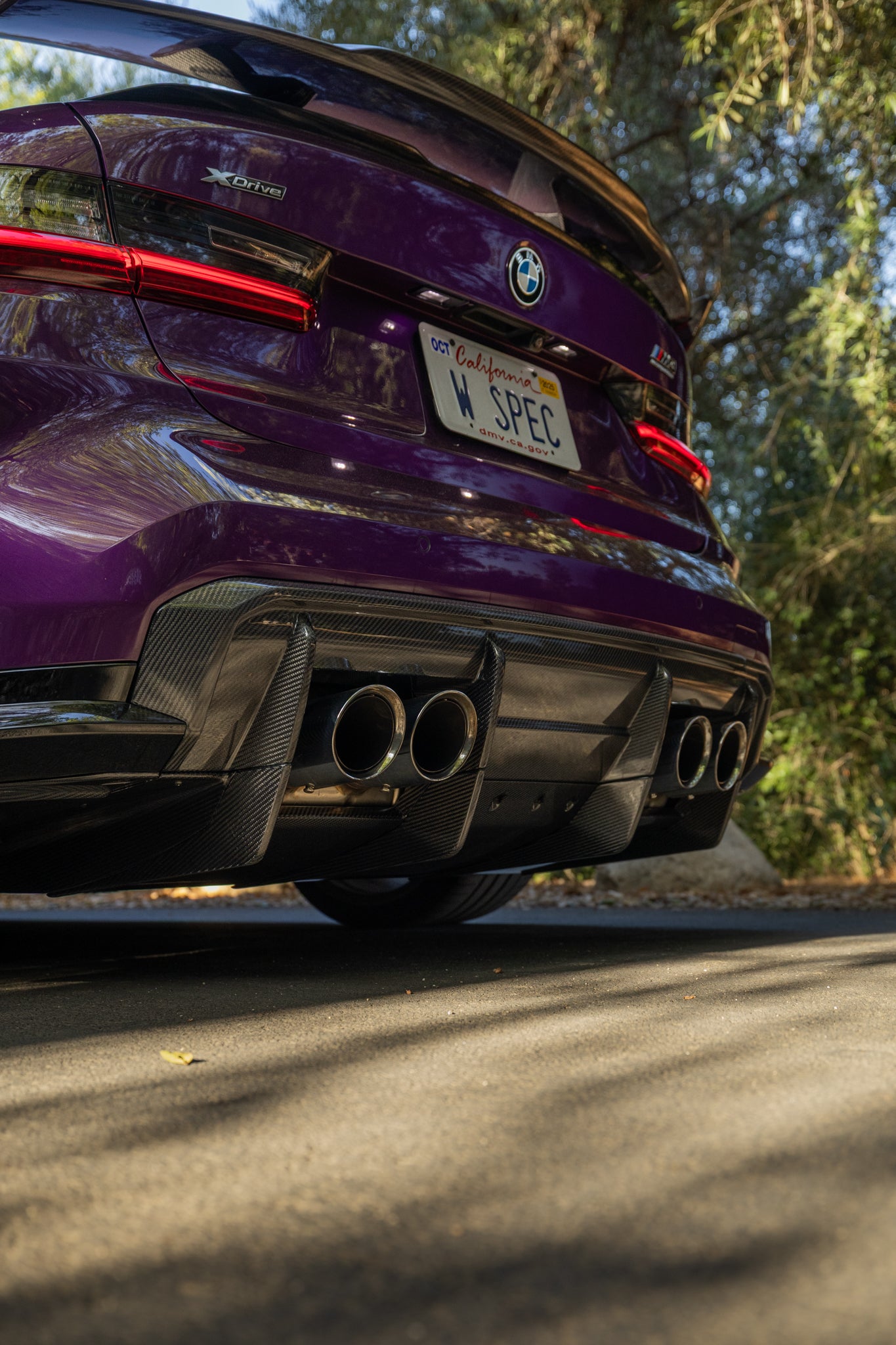 BMW G8X M3/M4 Carbon Fiber PSM Diffuser Undertray Kit 9 Pieces - G80 M3/ G82 G83 M4