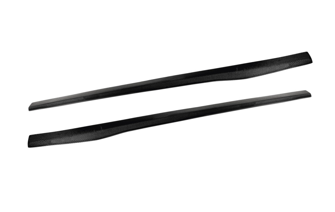 F87 M2 R Style Carbon Fiber Side Skirt Extensions