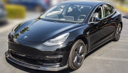 Tesla Model 3 - J Style Carbon Fiber Front Lip