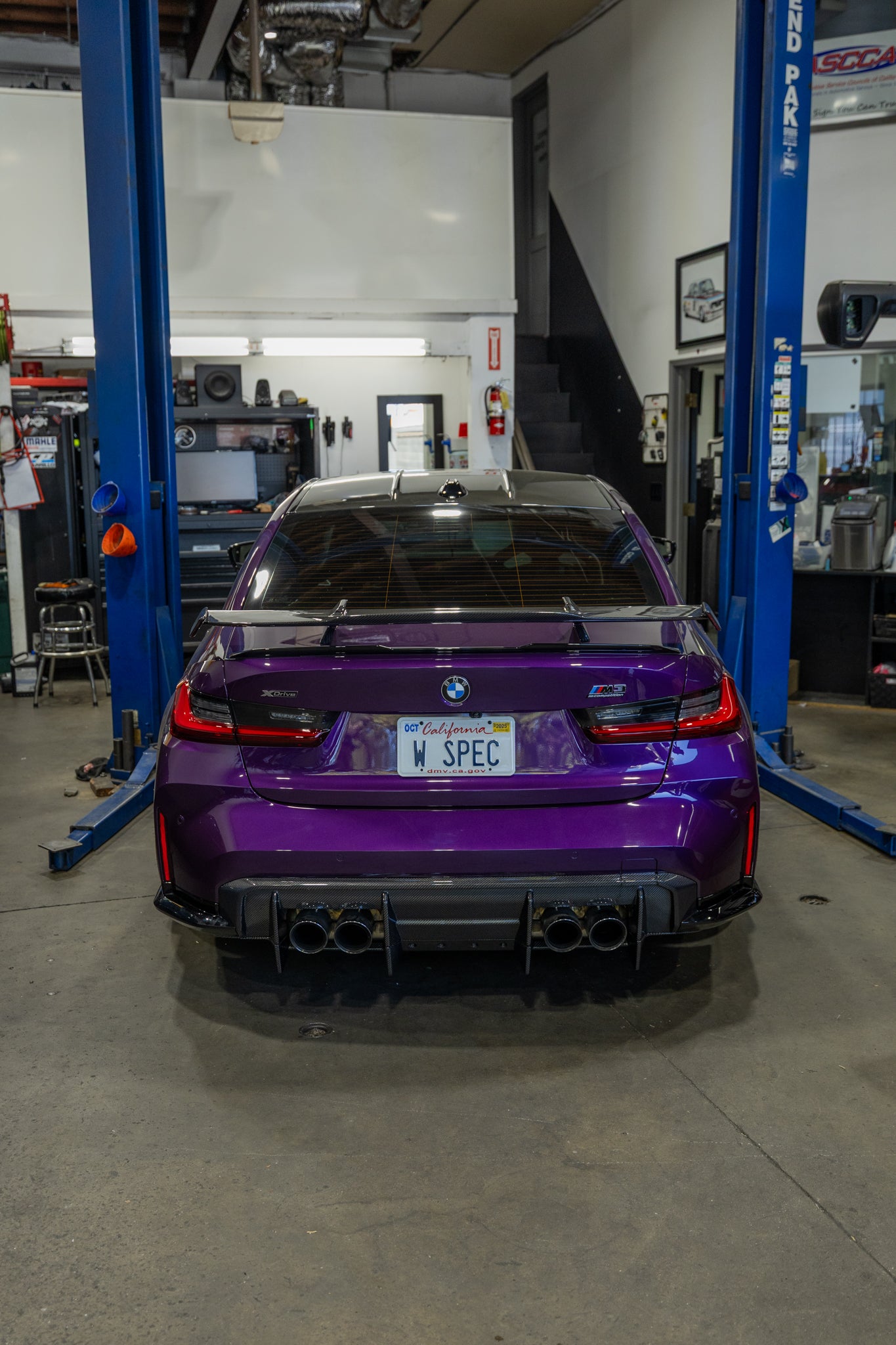 BMW G8X M3/M4 Carbon Fiber PSM Diffuser Undertray Kit 9 Pieces - G80 M3/ G82 G83 M4