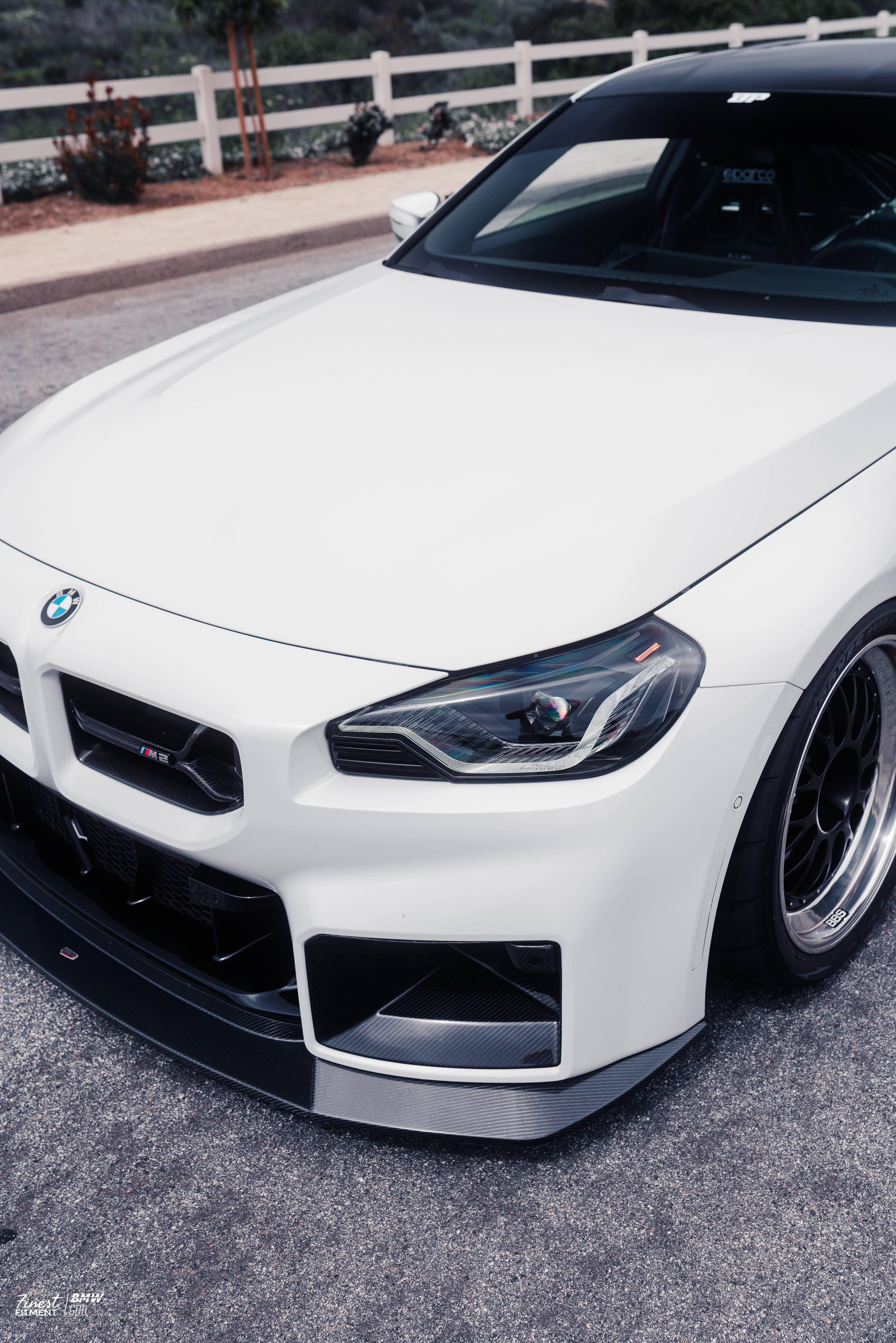 G87 M2 V2 Dry Carbon Fiber Front Bumper Air Inlets/Ducts