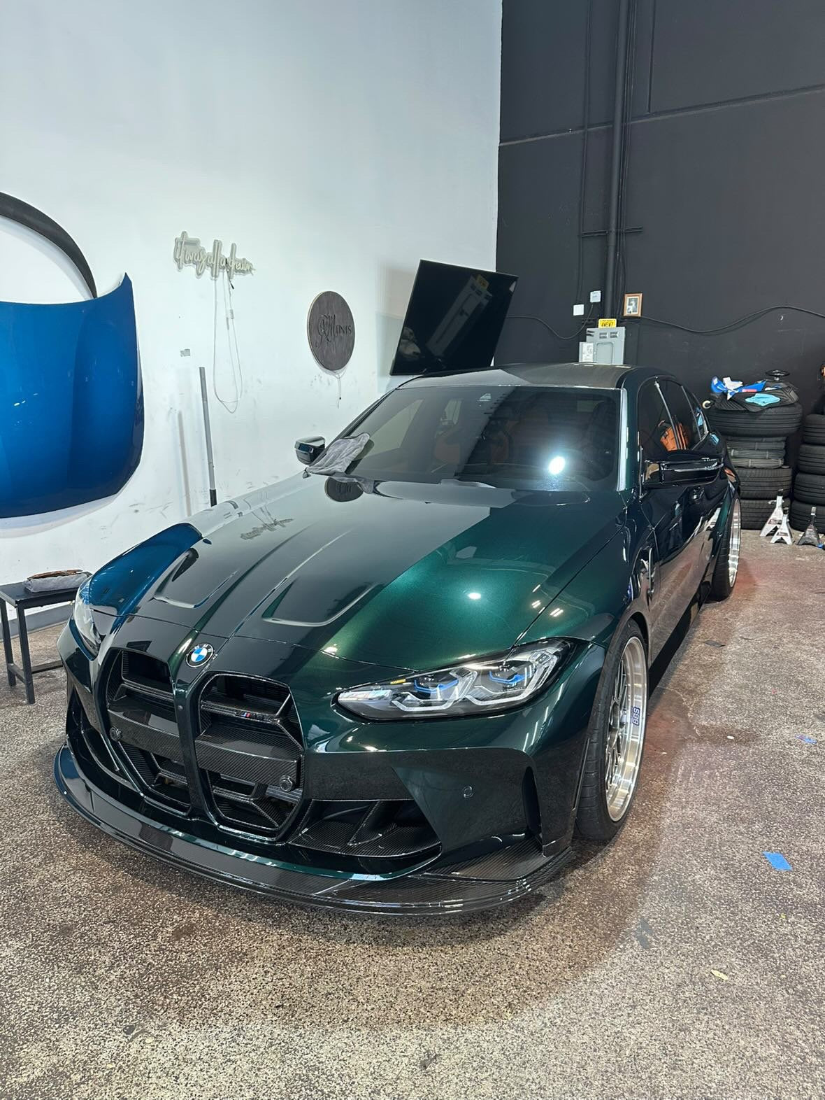 UNIT 17 SPL2 Carbon Fiber Front Splitter for BMW G80 M3 / G82 G83 M4