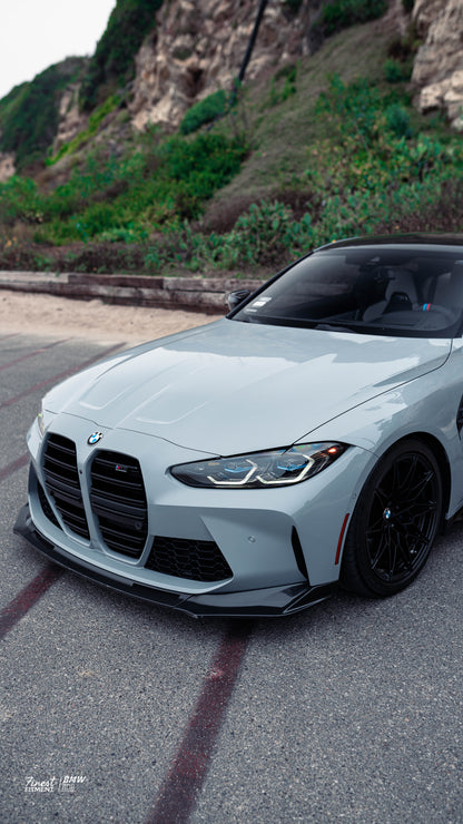 V Style V1 Carbon Fiber Front Lip 3pc - G8X M3/M4