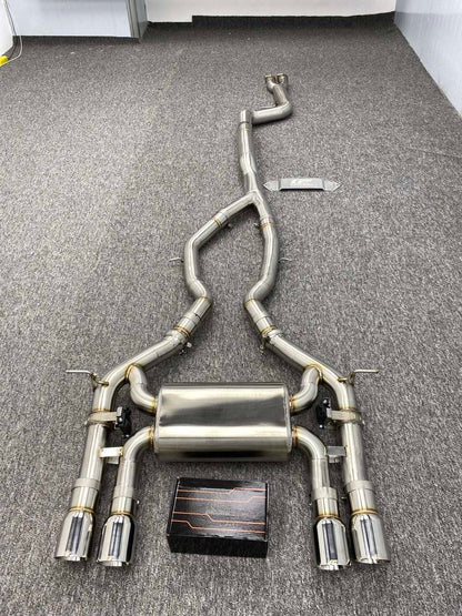 BMW F8X M3/M4 S55 CenCal Valved Stainless Steel Catback Exhaust