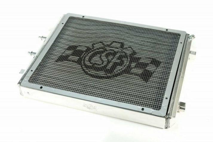 CSF BMW F8X M3/M4 Front Mount Heat Exchanger w/ rock guard - Silver