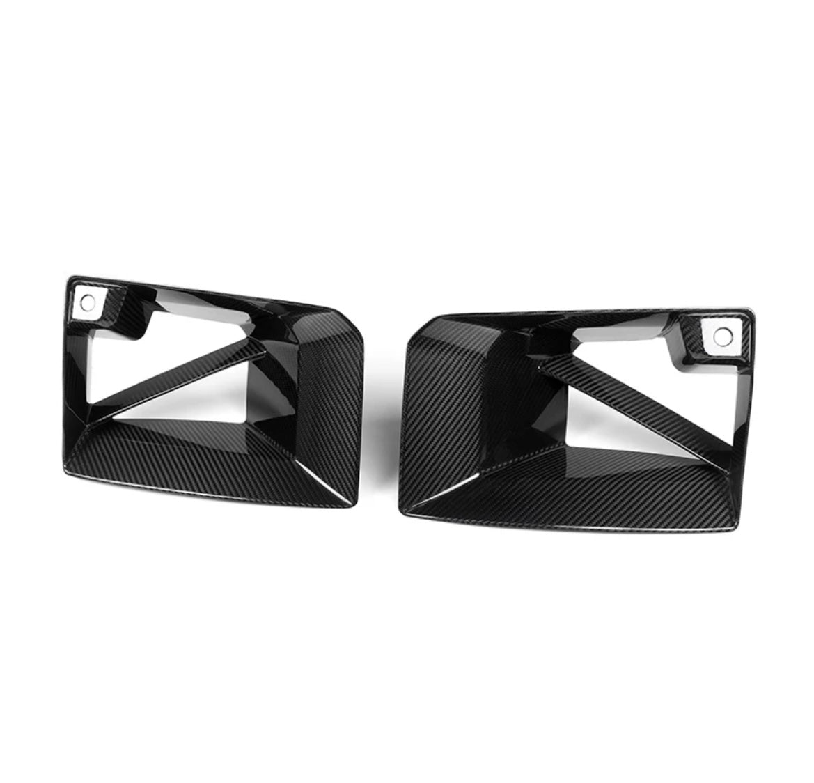 G87 M2 - V2 Dry Carbon Fiber Front Bumper Air Inlets