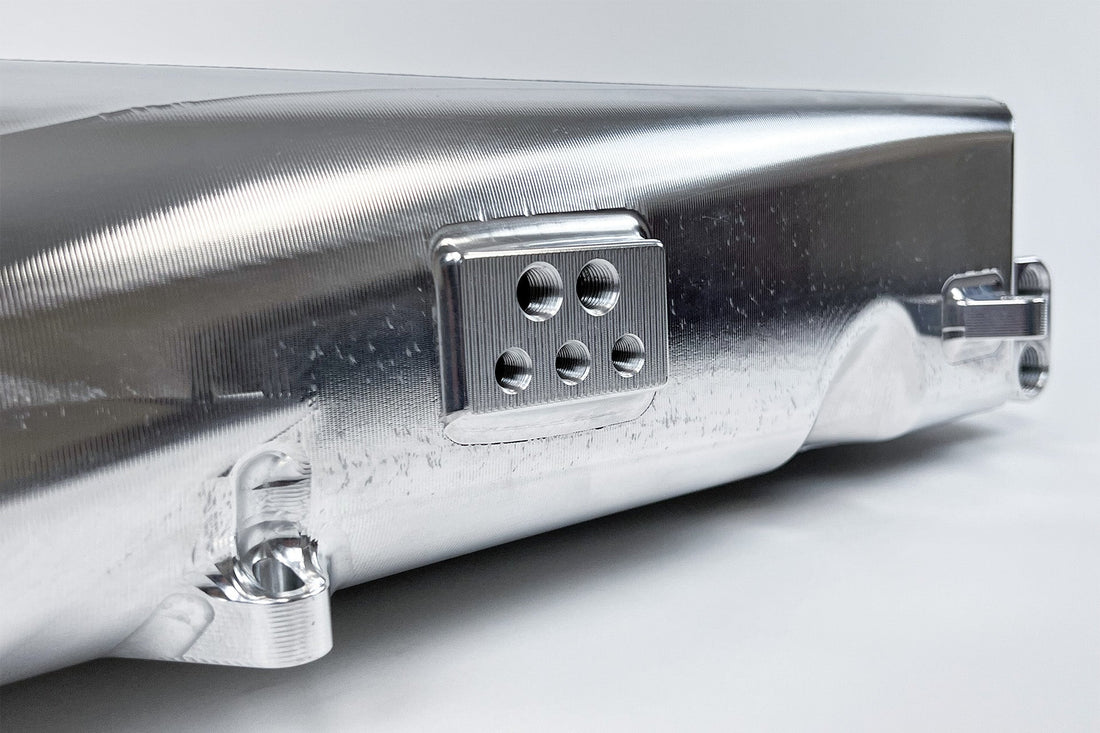 BMW Gen 2 B58 Race X Charge Air Cooler Manifold - Raw Billet