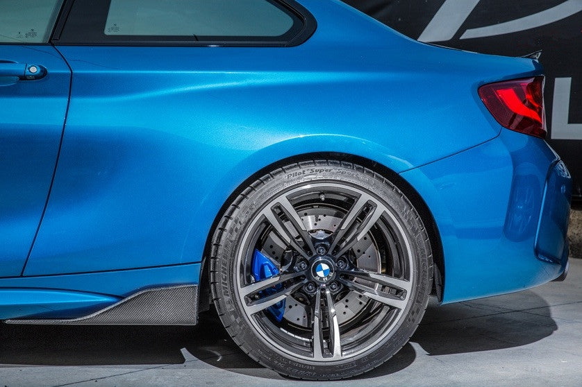 BMW F87 M2 / M2 Competition MP-Style Carbon Fiber Rear Side Skirt Extensions
