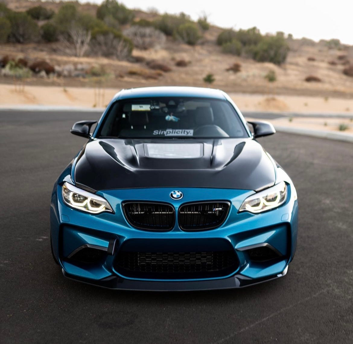 F87 M2 J Style Suvneer Carbon Fiber Front Lip