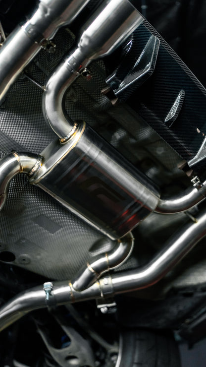 S58 Valved Cen-Cal Catback Exhaust (Stainless Steel) - G8X M2/M3/M4