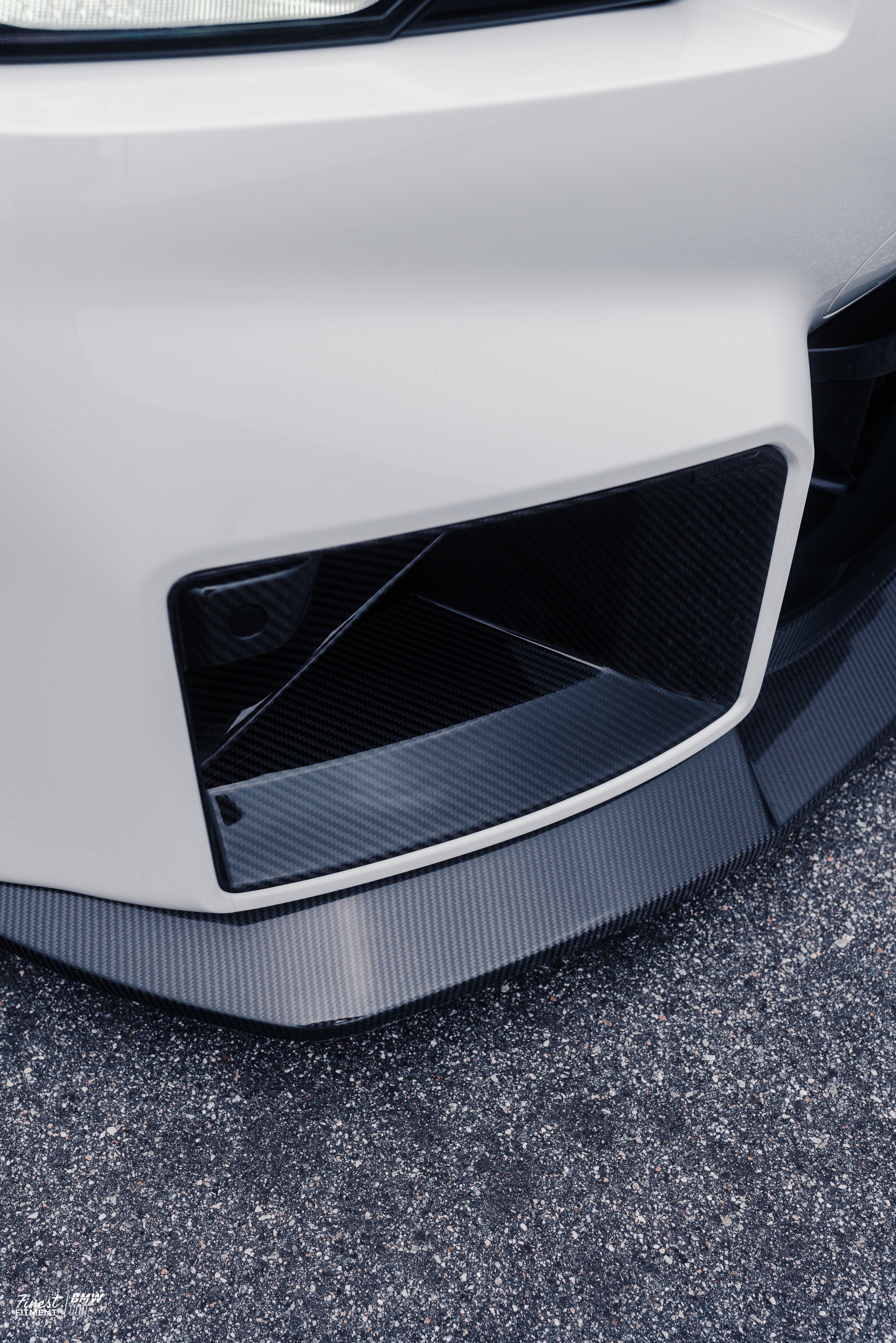 G87 M2 V2 Dry Carbon Fiber Front Bumper Air Inlets/Ducts