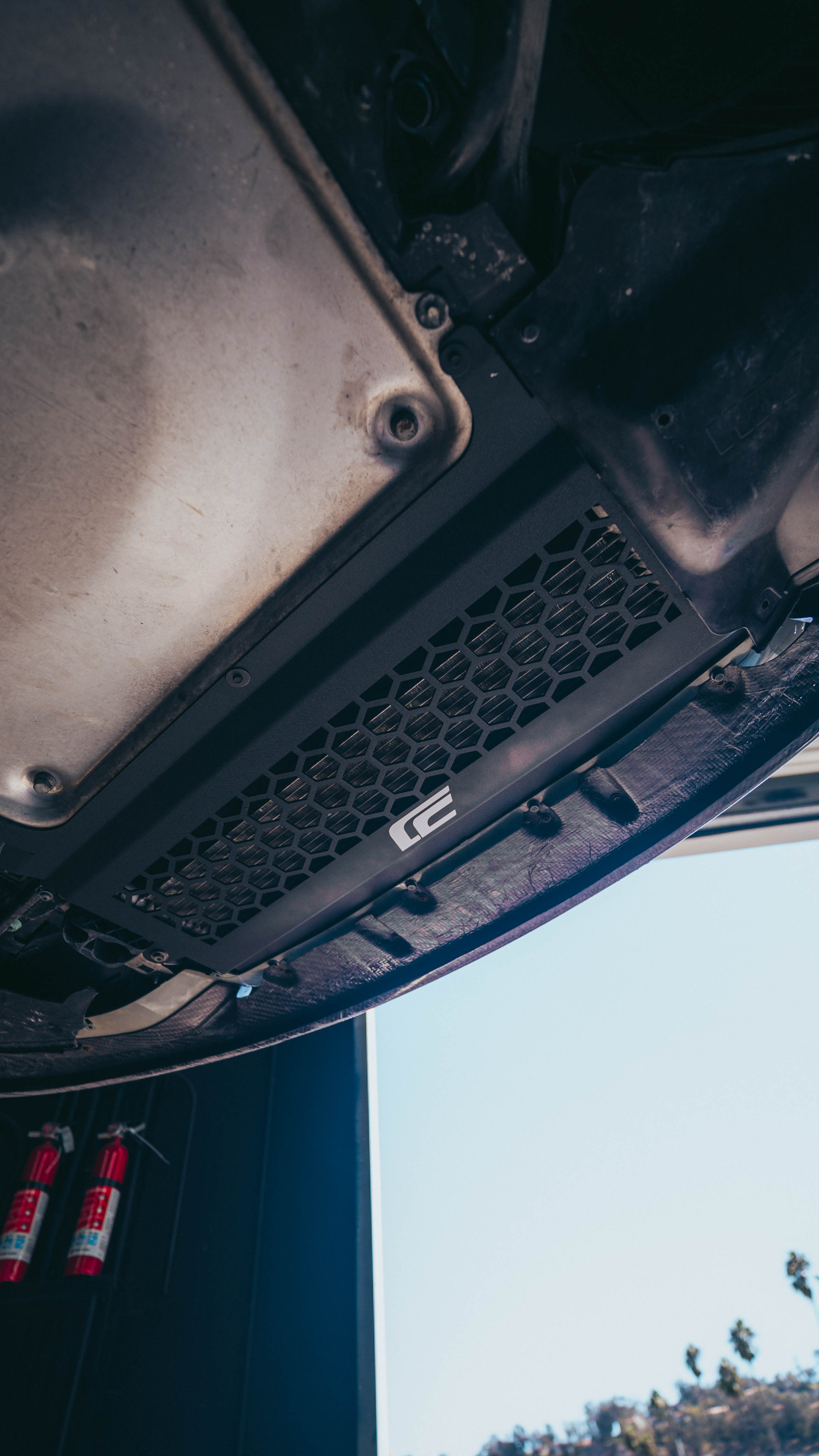 BMW F8X M3/M4 Metal Oil Cooler Guard Skid Plate | F80/F82/F83