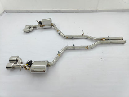 Mercedes C63 W204 Stainless Steel Valved Catback Exhaust