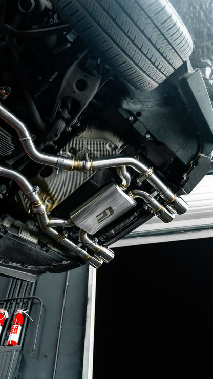 BMW F8X M2/M3/M4 S55 CenCal Valved Stainless Steel Catback Exhaust