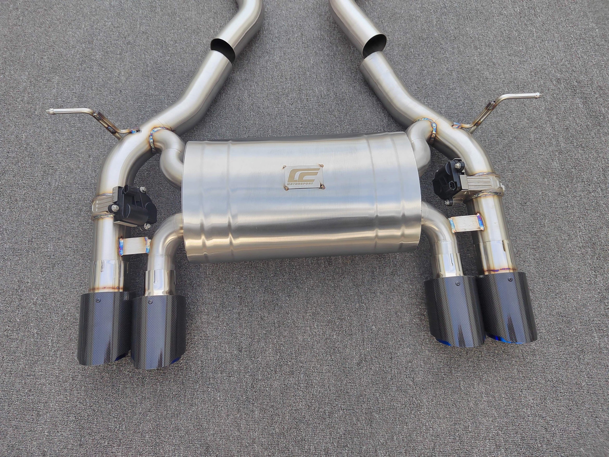 F8X M3/M4 Cen-Cal Valved Catback Exhaust (Stainless Steel)