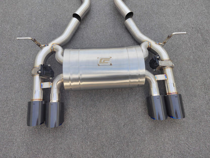 BMW F8X M3/M4 S55 CenCal Valved Stainless Steel Catback Exhaust