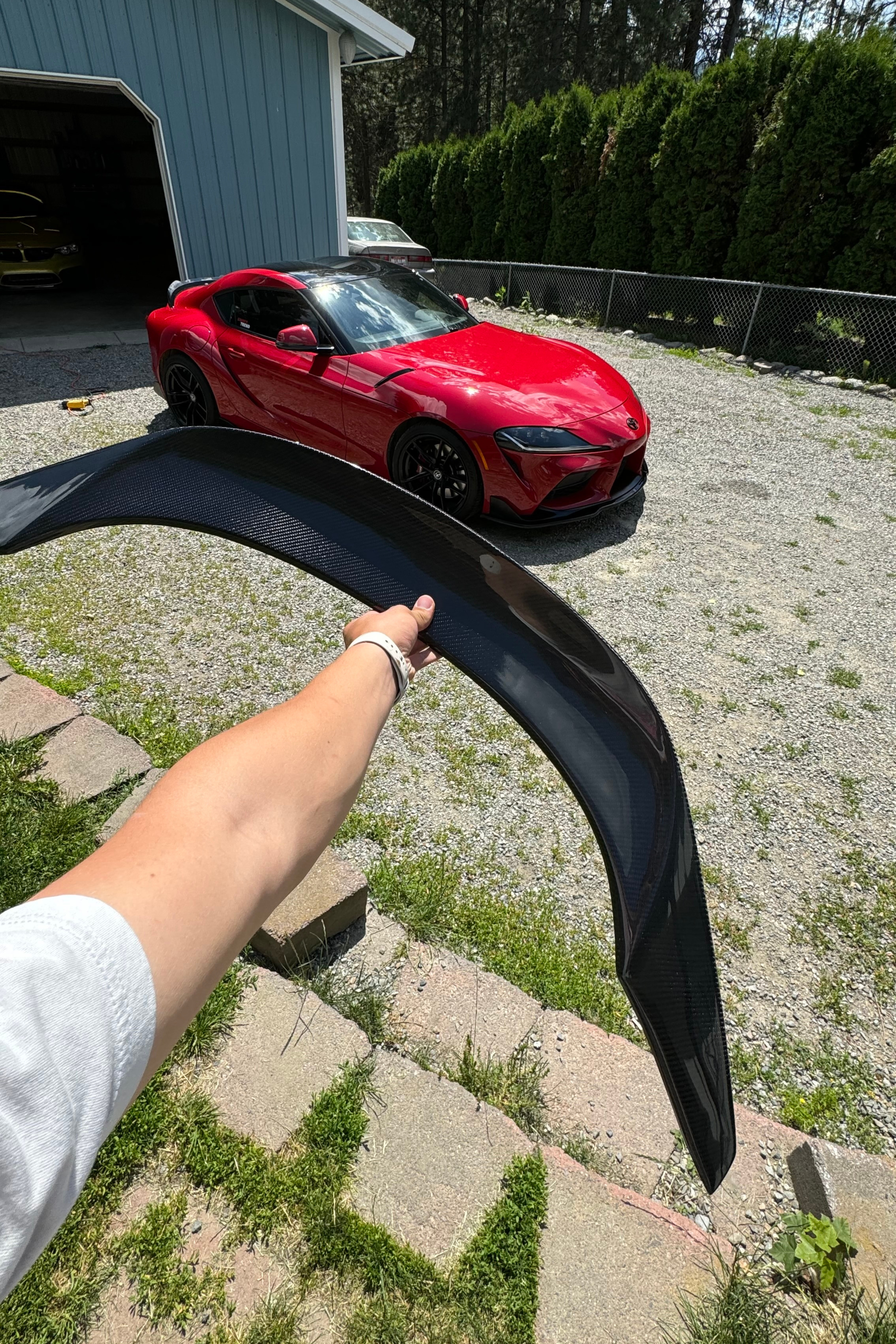 A90/A91 Supra Carbon Fiber Trd Style Spoiler