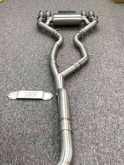 BMW F8X M3/M4 S55 CenCal Valved Stainless Steel Catback Exhaust