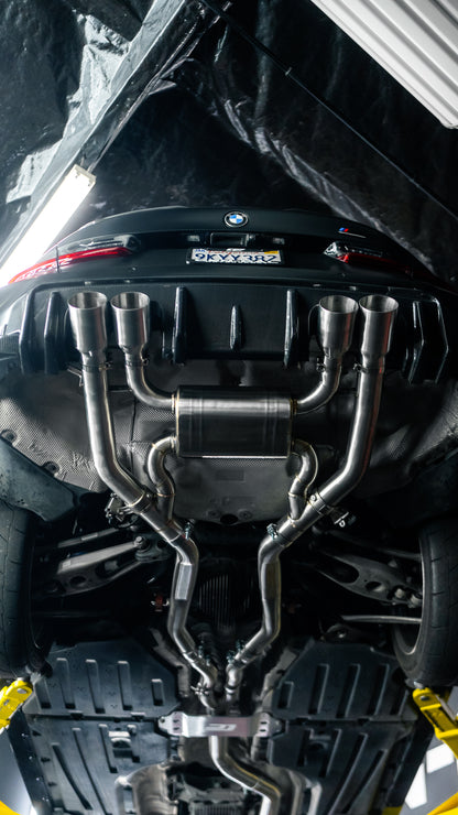 S58 Valved Cen-Cal Catback Exhaust (Stainless Steel) - G8X M2/M3/M4