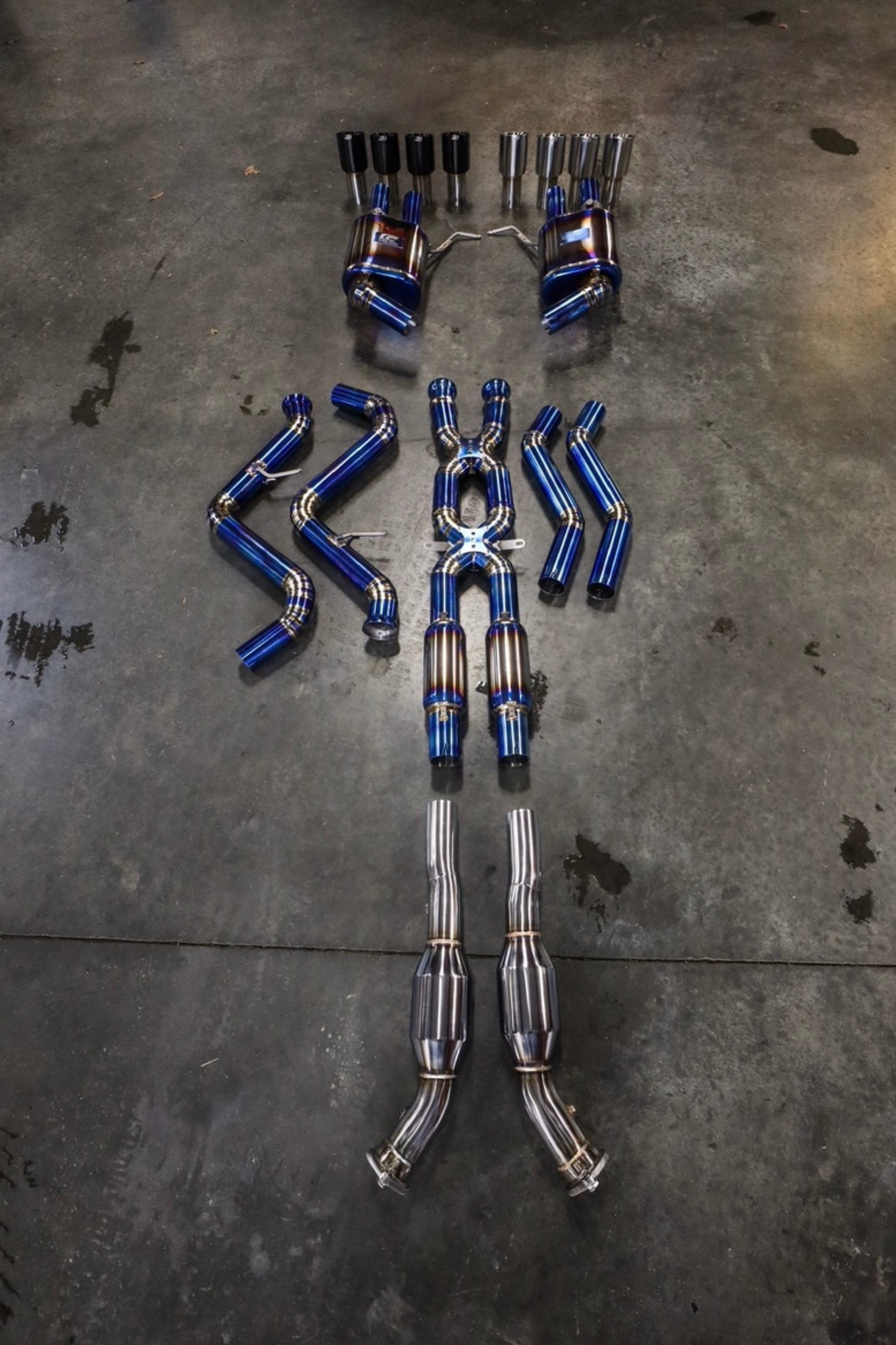 BMW E9X M3 S65 Cen-Cal Valved Titanium Catback Exhaust - E90/E92/E93