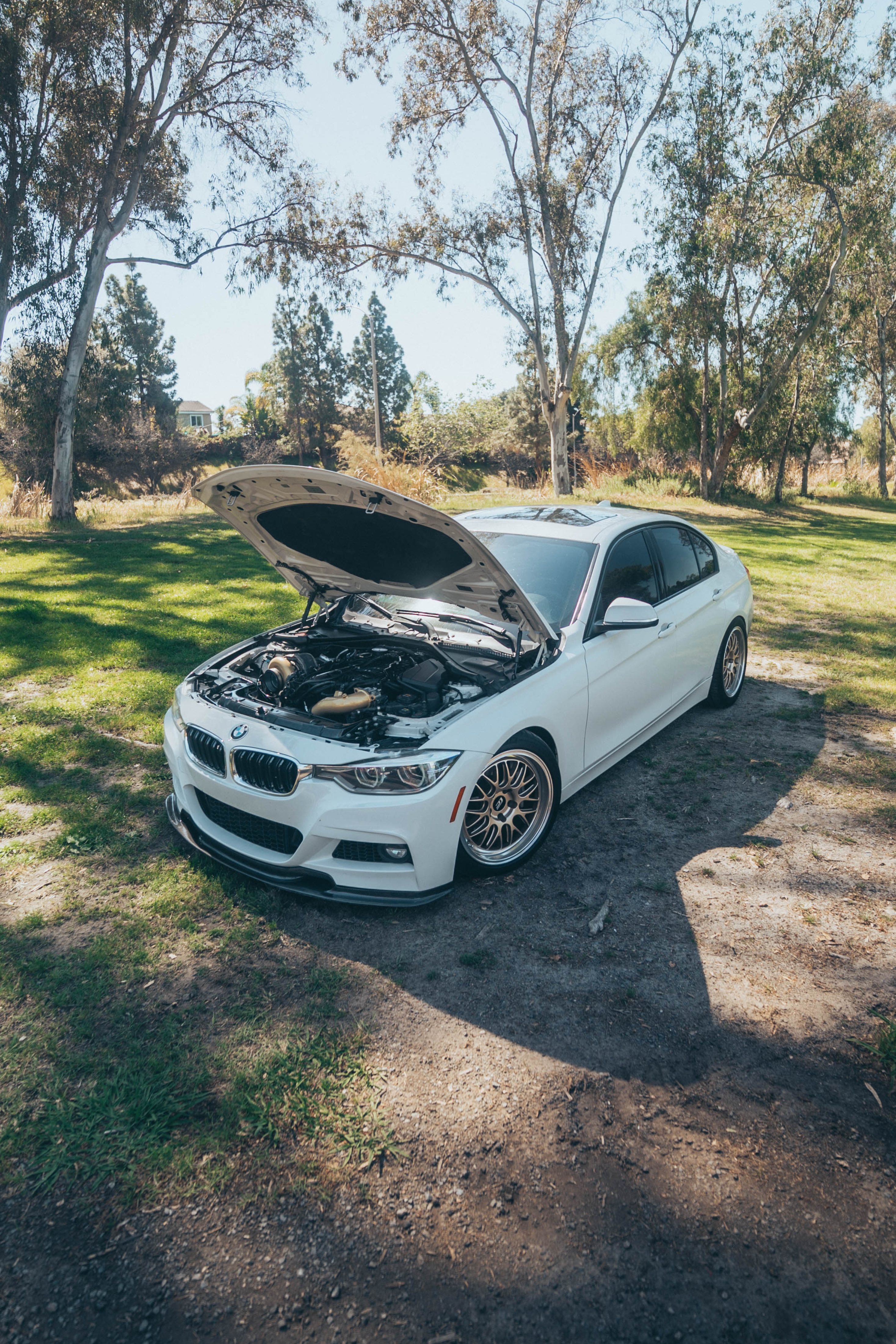 BMW F30 Carbon Fiber Varis Front Lip - F30/F31 3 Series