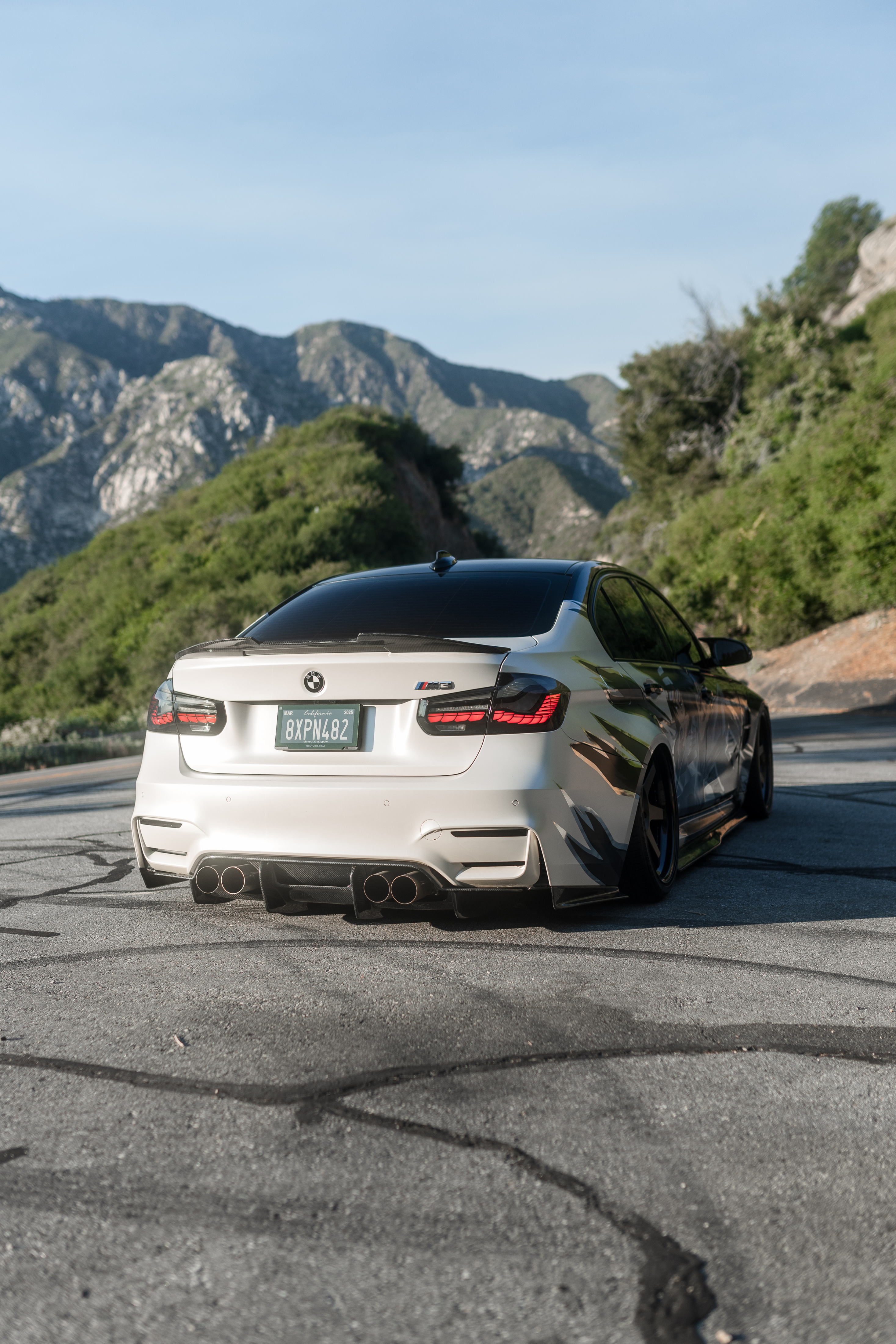 BMW F8X M3/M4 PSM 4PC Carbon Fiber Diffuser - F80/F82/F83