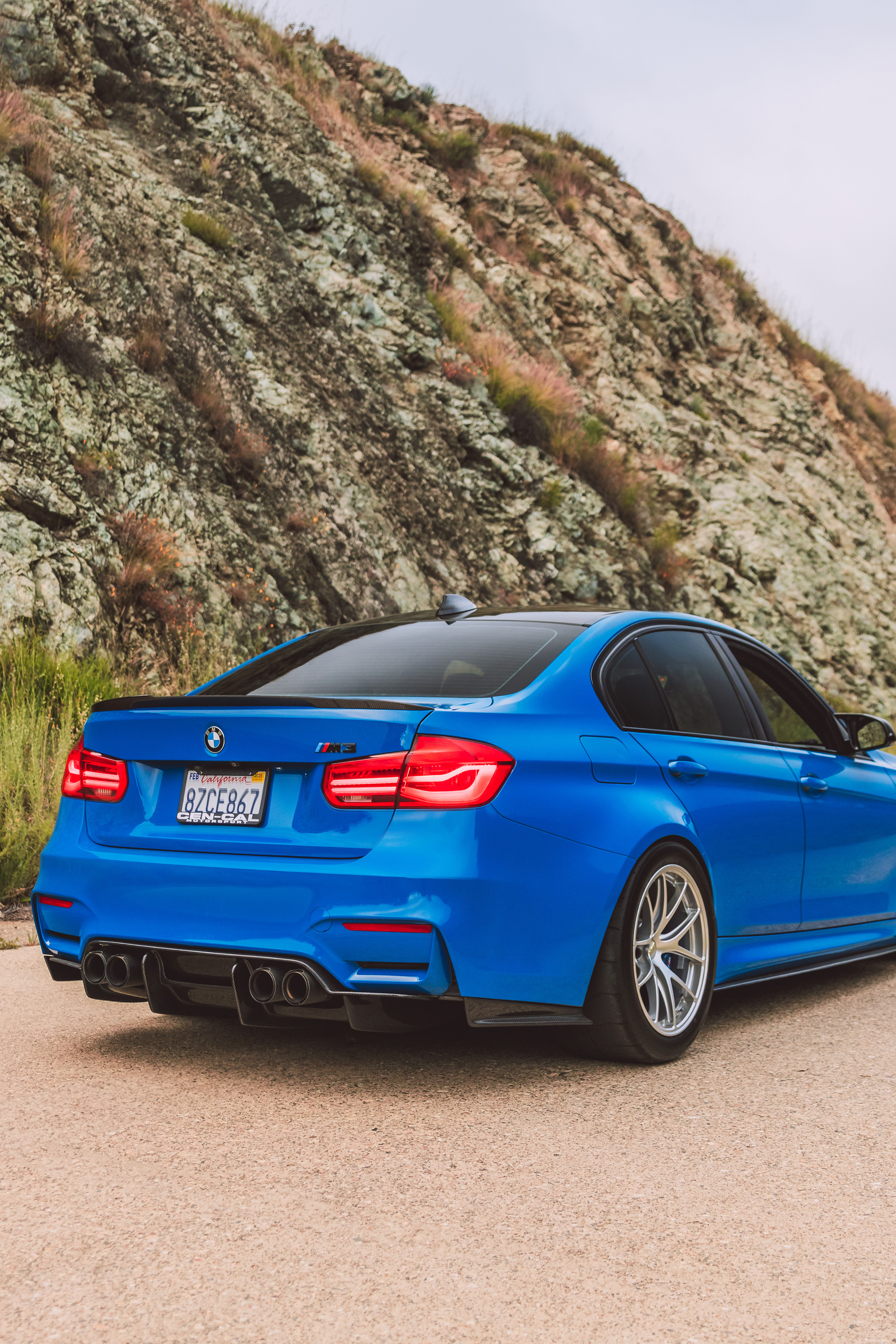 BMW F8X M3/M4 PSM 4PC Carbon Fiber Diffuser - F80/F82/F83