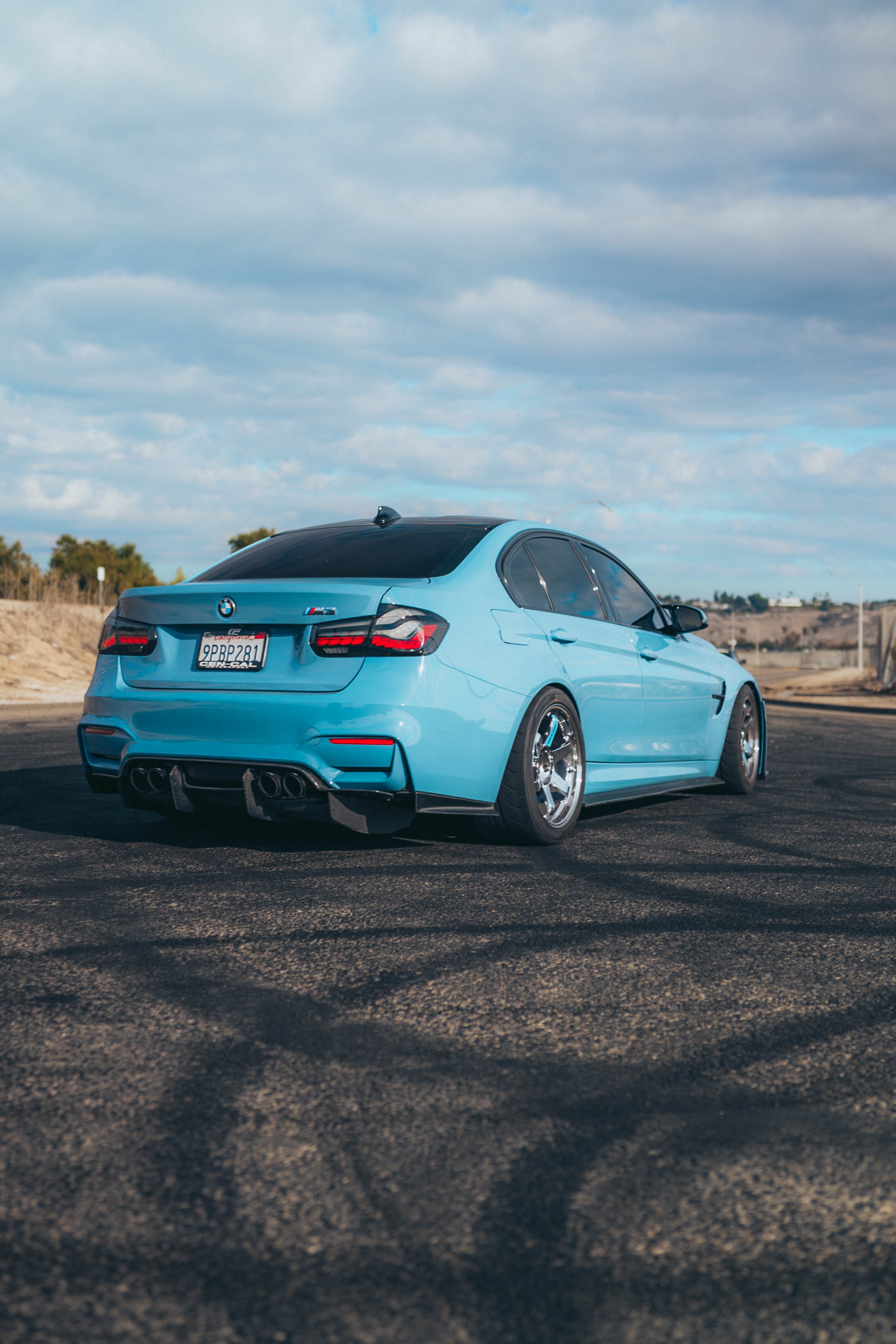 BMW F8X M3/M4 PSM 4PC Carbon Fiber Diffuser - F80/F82/F83