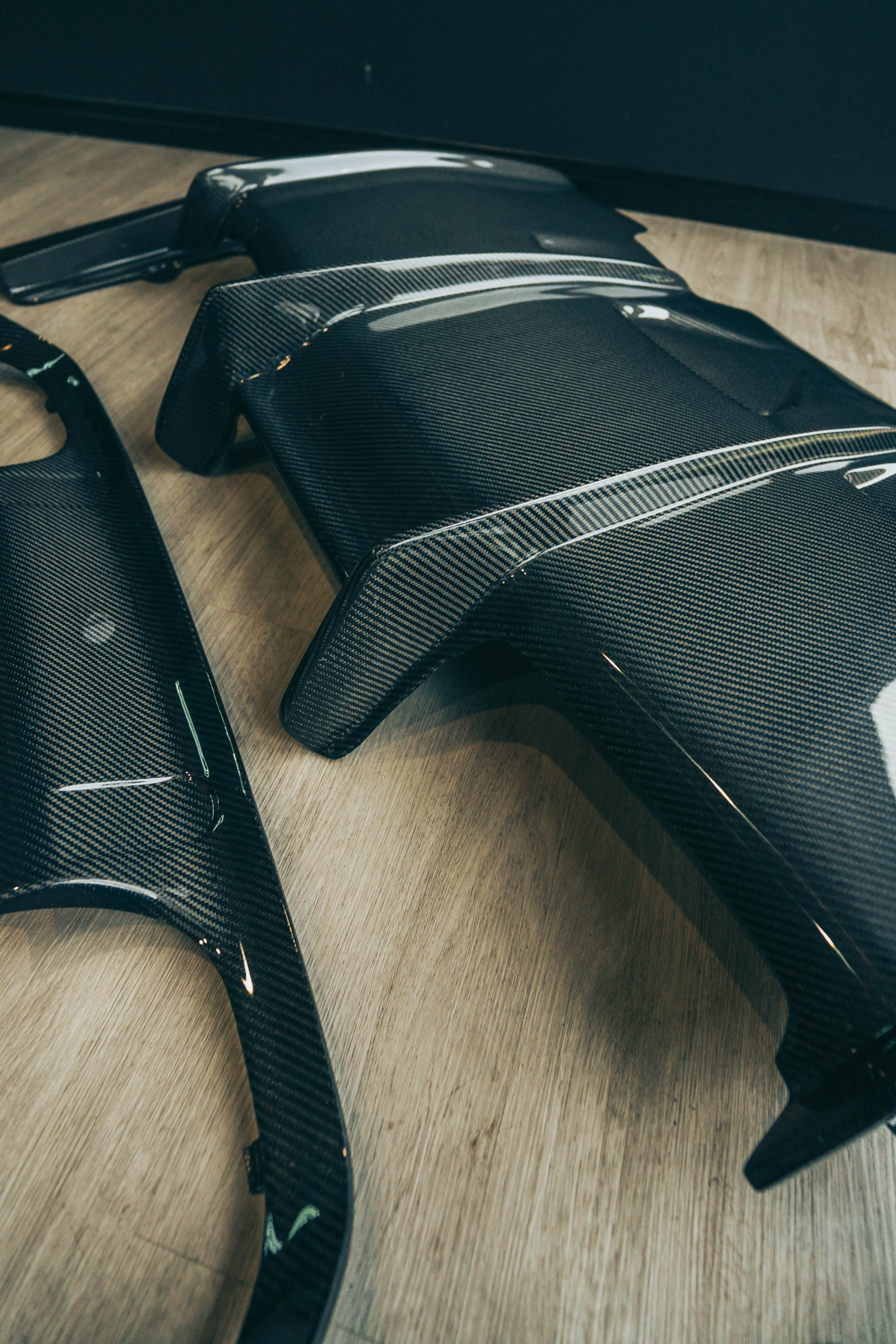 BMW F8X M3/M4 PSM 4PC Carbon Fiber Diffuser - F80/F82/F83