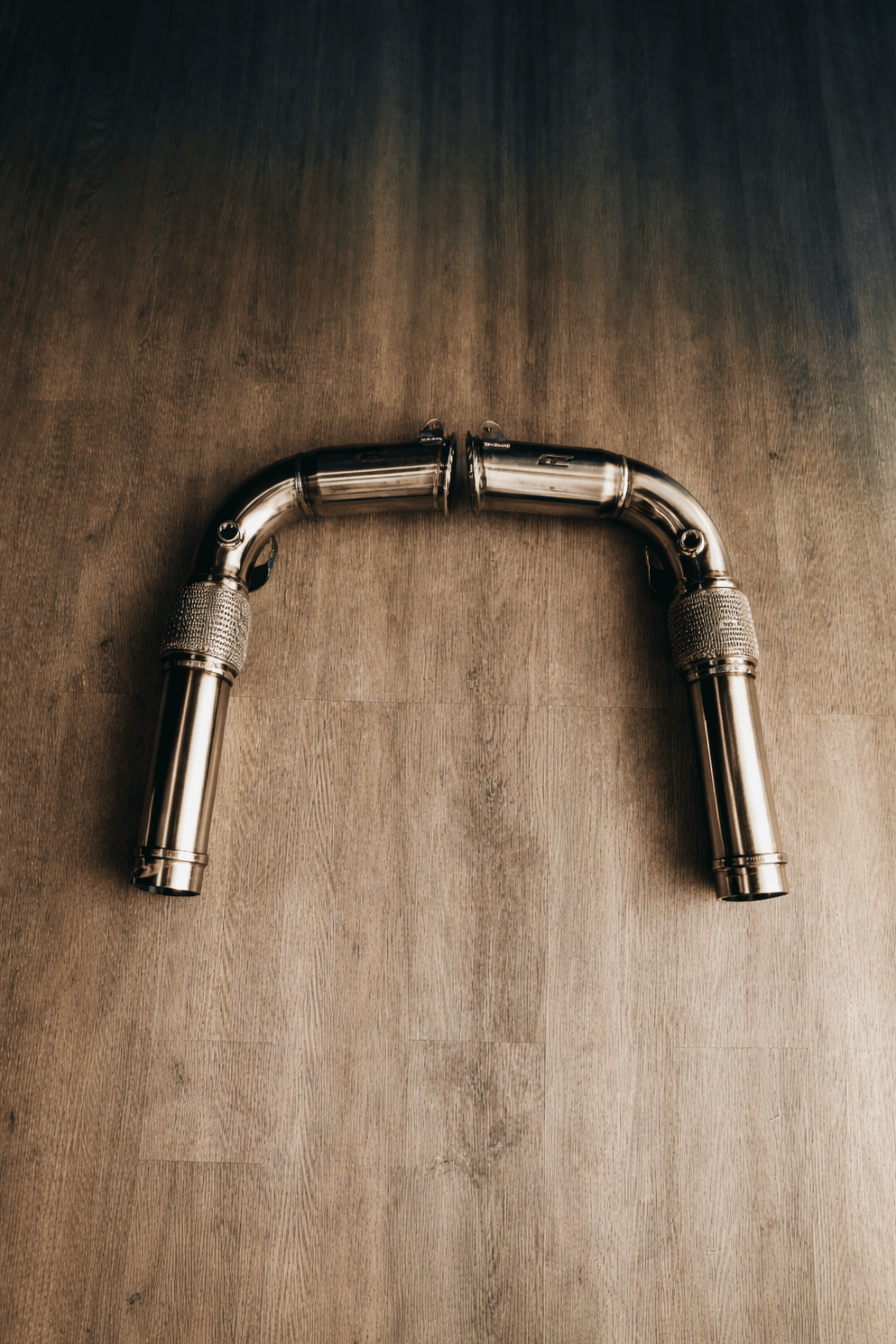 BMW S68 G90/G99 M5 CENCAL Free Flow Race Downpipes - G90 M5/G99 M5