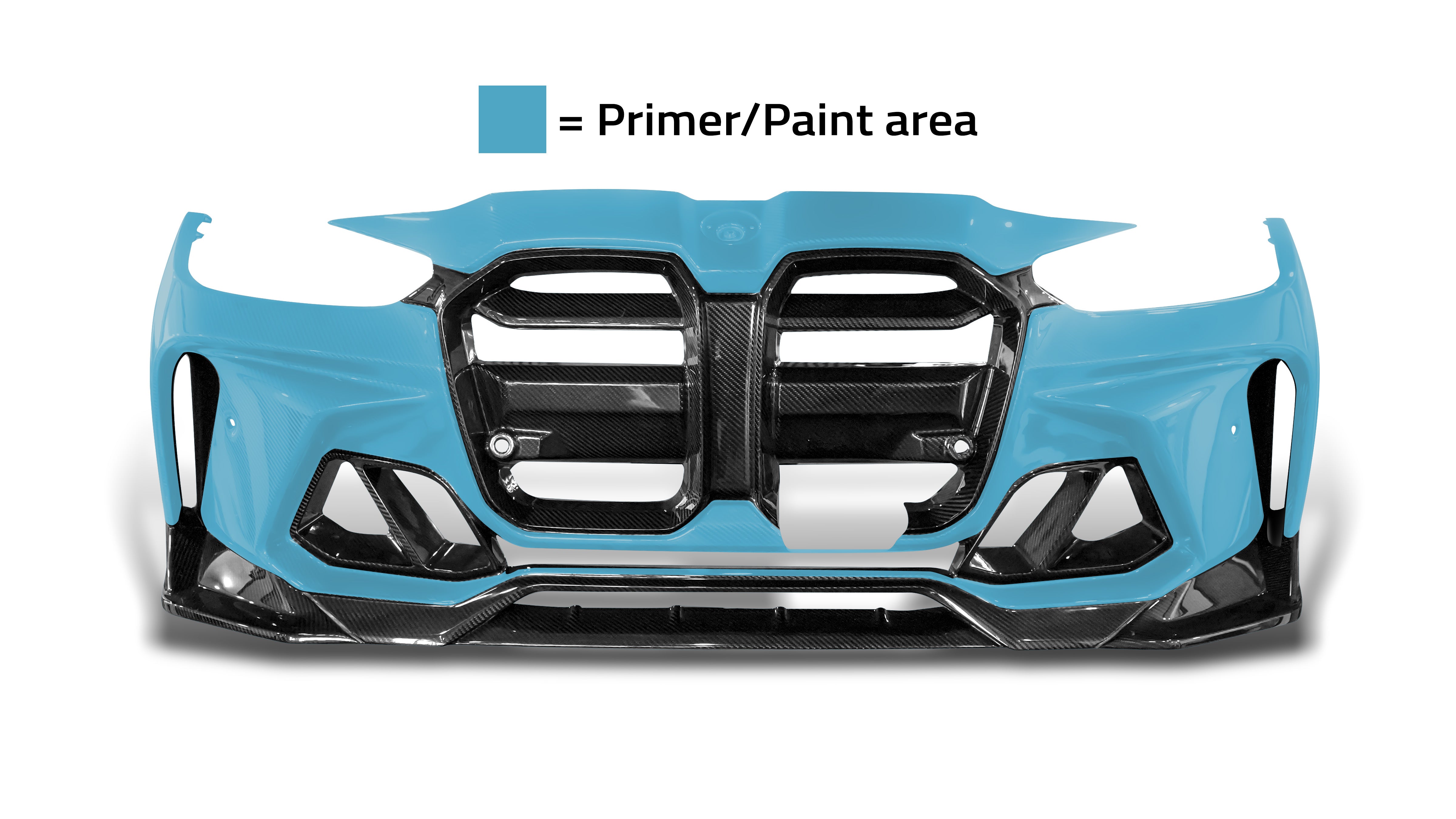 Vorsteiner GTS-V Carbon Fiber Front Bumper for BMW G8X M3 / M4