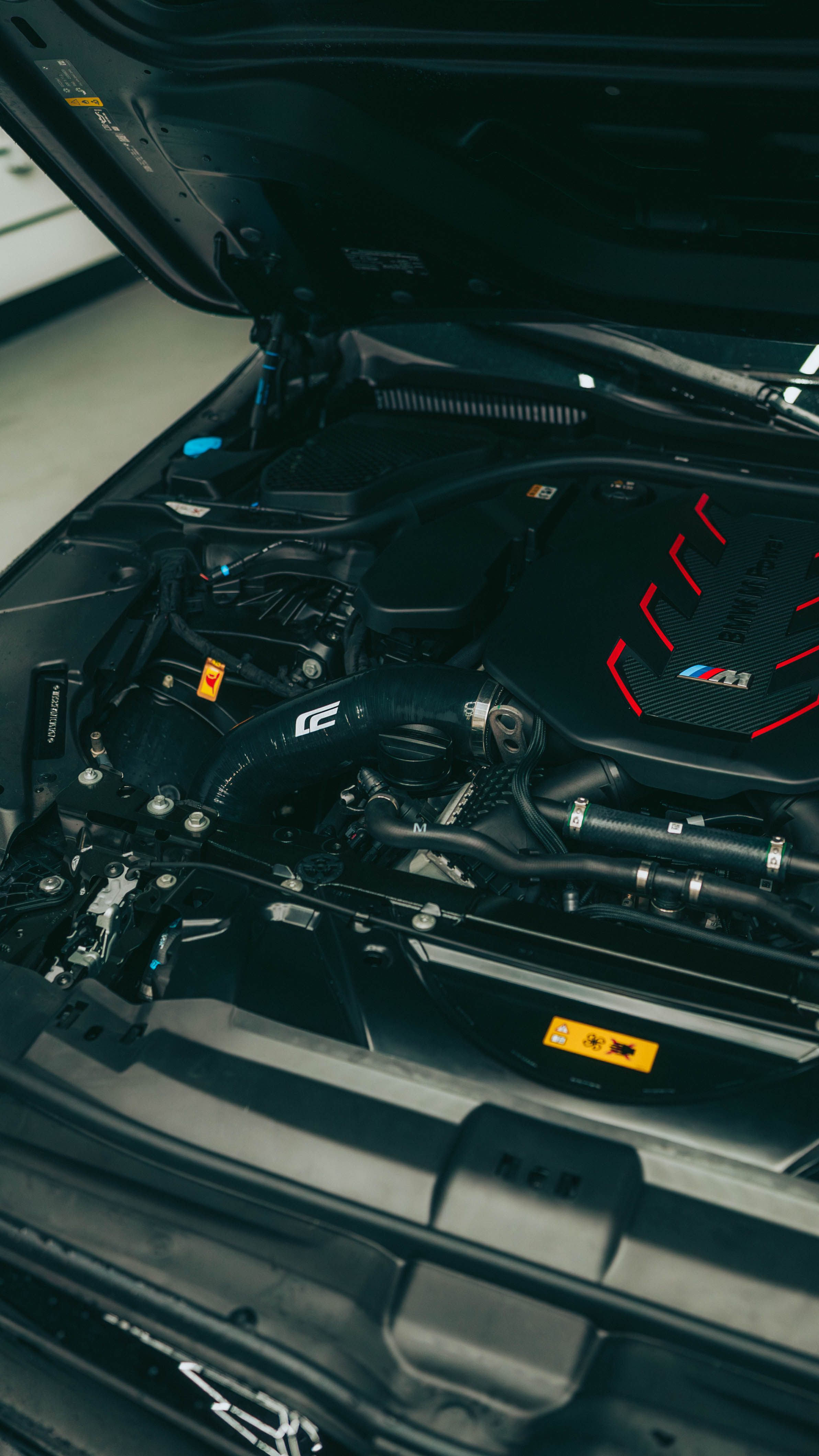 G90 M5/G99 M5 Silicone Front Mount Intakes S68 - CENCALMOTORSPORT