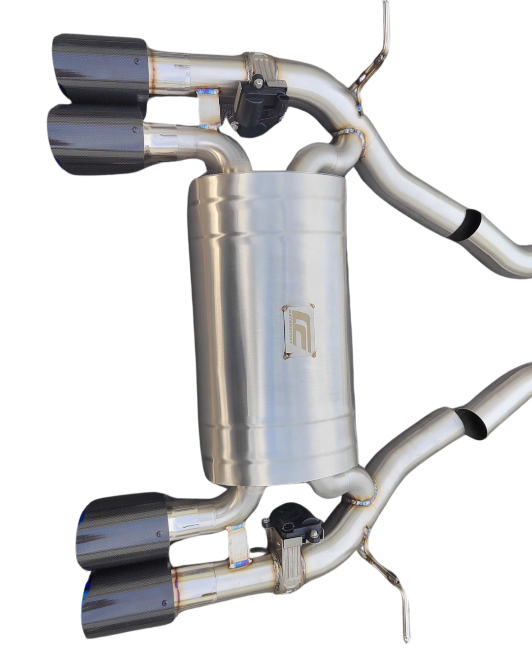 BMW F8X M3/M4 S55 CenCal Valved Stainless Steel Catback Exhaust