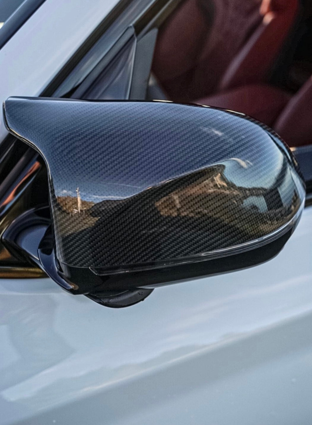 F9X Carbon Fiber Mirror Cap Covers - X3M/X4M/X5M/X6M