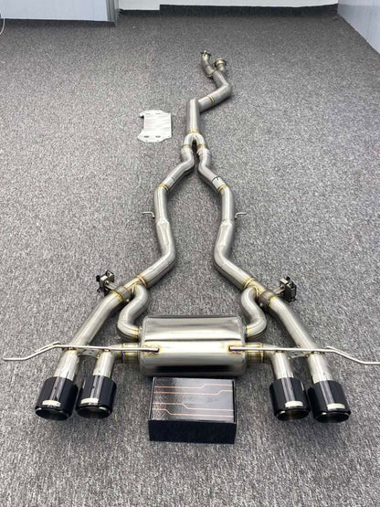 S58 Valved Cen-Cal Catback Exhaust (Stainless Steel) - G8X M2/M3/M4