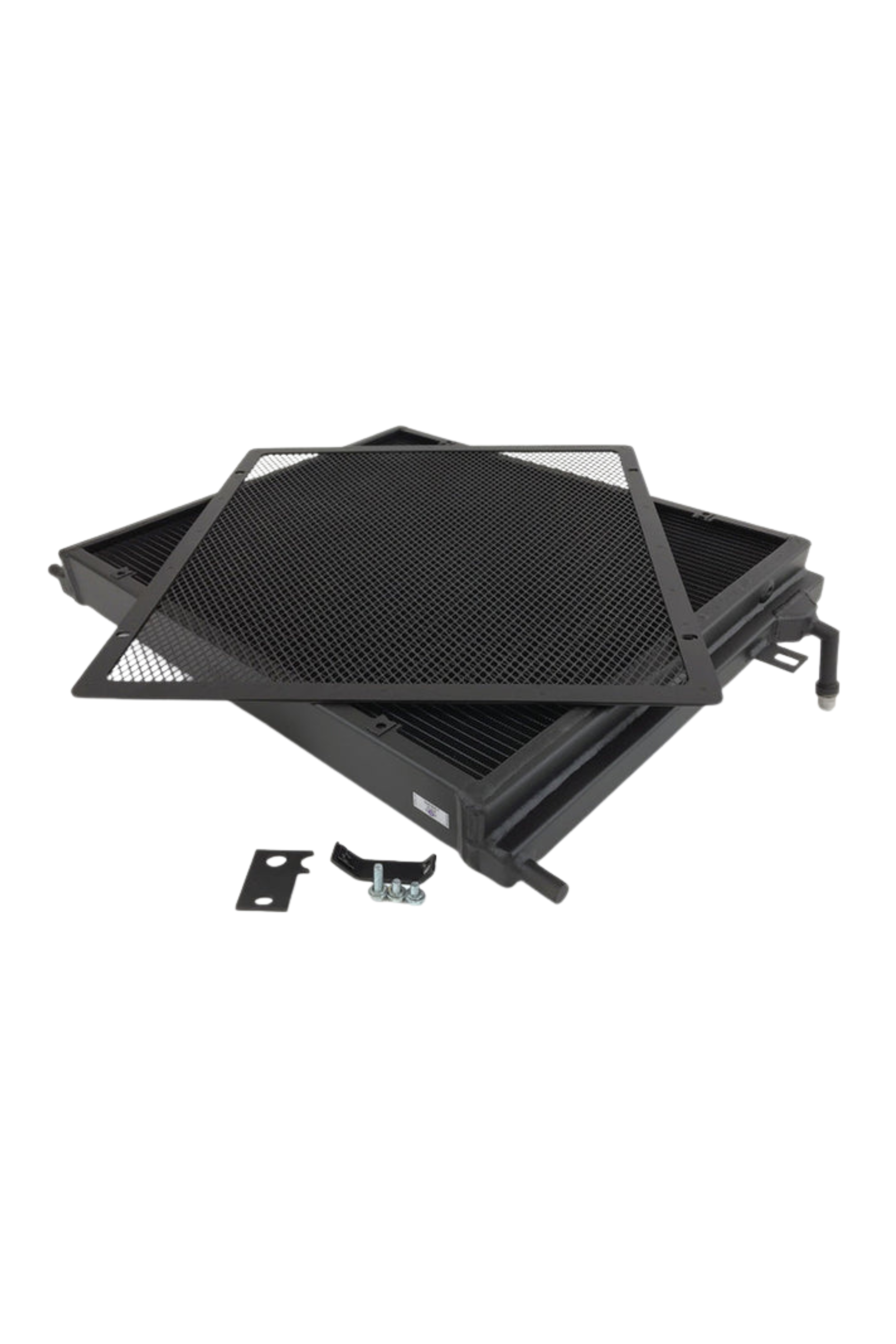 CSF BMW F8X M3/M4 Front Mount Heat Exchanger w/ rock guard - Black