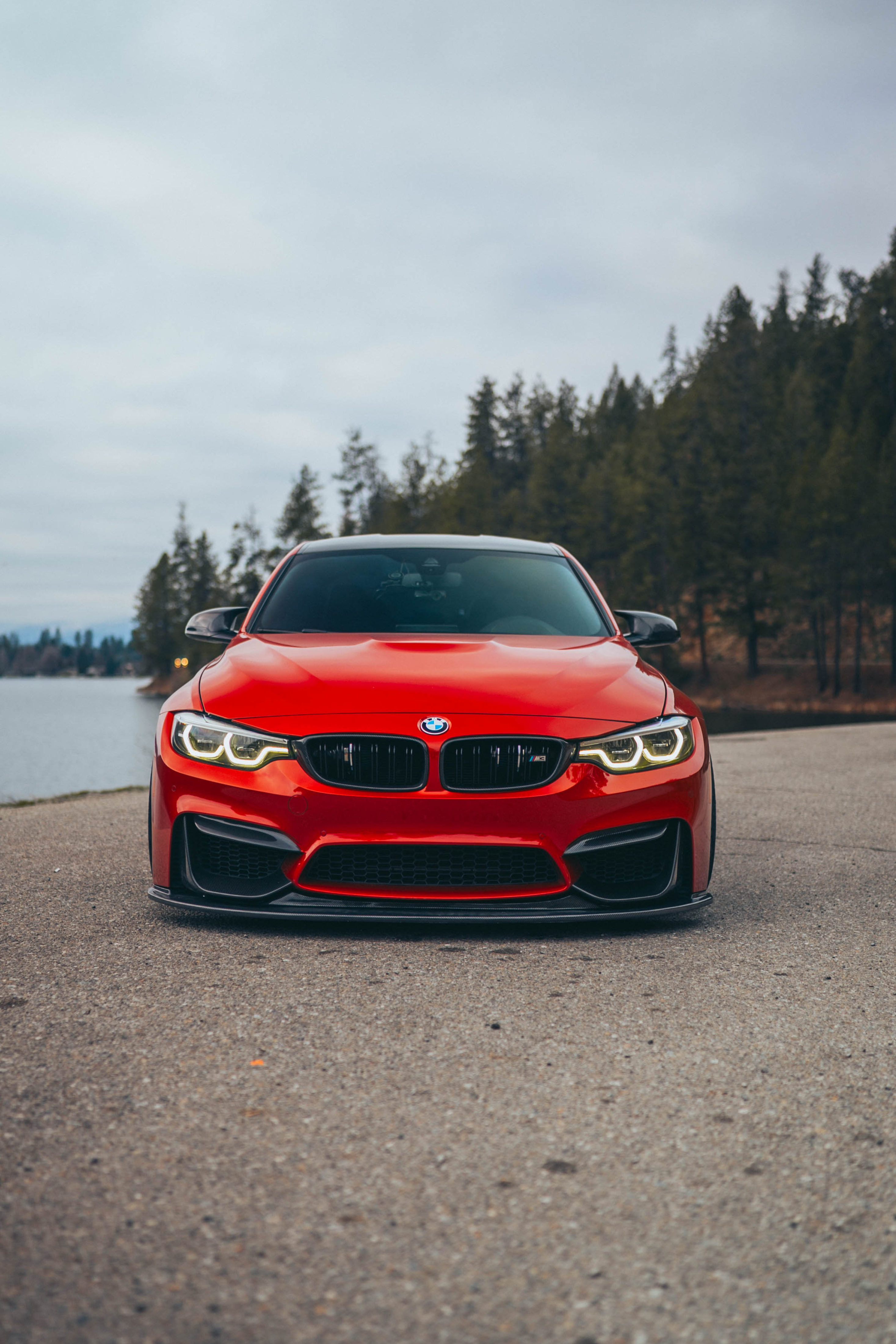 Carbon Fiber V2 Upper Splitter Covers for BMW F80 M3 and F82/F83 M4